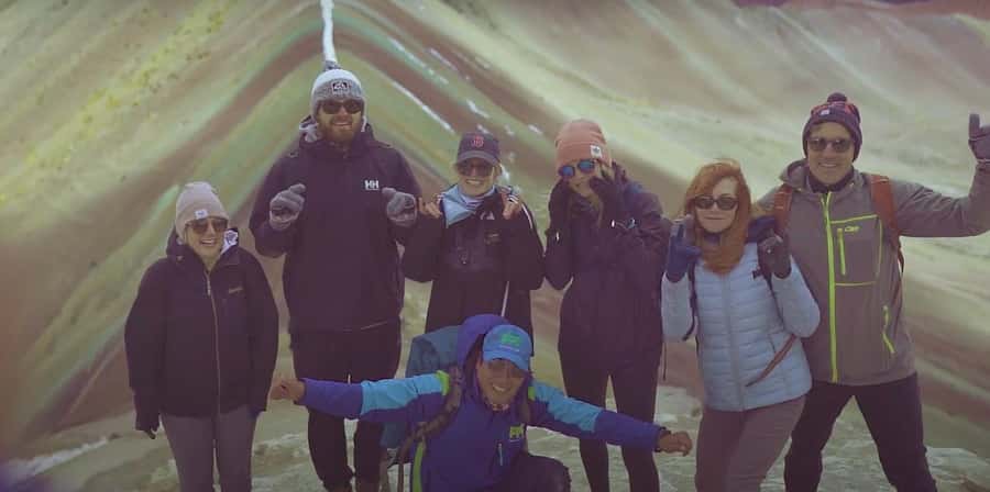 08am Departure Rainbow Mountain Tour: Late Morning Tour - The long hike portion: what the 105 minutes really feels like