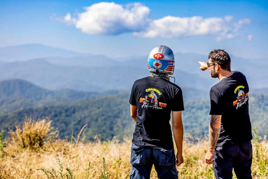 2 day overnight adventure off road scooter tour; Amaz views - Day 1: From Chiang Mai backroads into mountain approaches