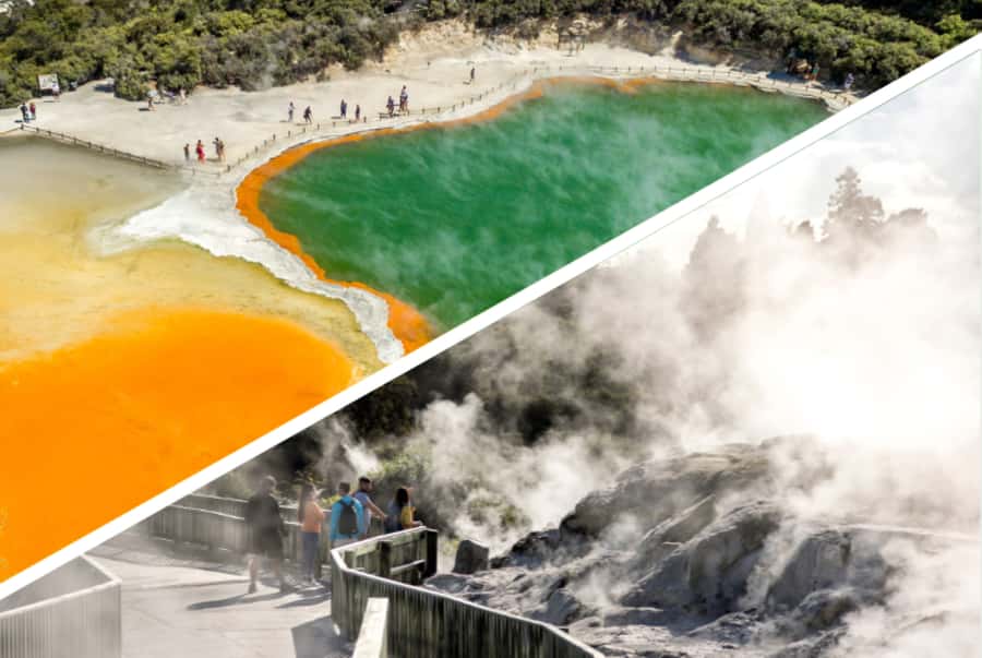 Auckland: Rotorua Highlights inc Wai O Tapu & Te Puia Tour - From Auckland to Rotorua: what the long drive really gives you
