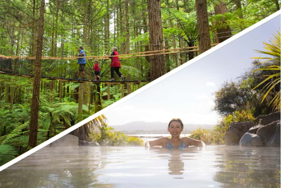 Auckland: Rotorua Highlights with Redwoods Treewalk & Spa - Rotorua Orientation: A Guided Driving Tour That Saves Time