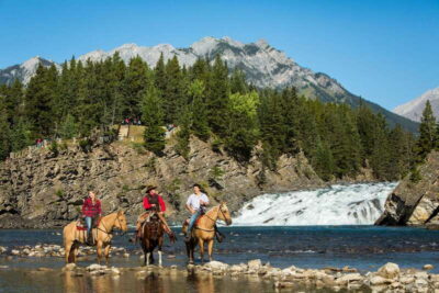 Banff: 4-Hour Sulphur Mountain Intermediate Horseback Ride - From Banff Springs Corrals to the saddle in minutes
