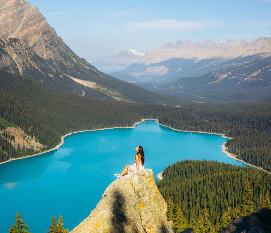 Banff/Calgary/Canmore: Crowfoot Glacier and 5 Lakes Tour - From Calgary or Canmore: the drive that saves your vacation