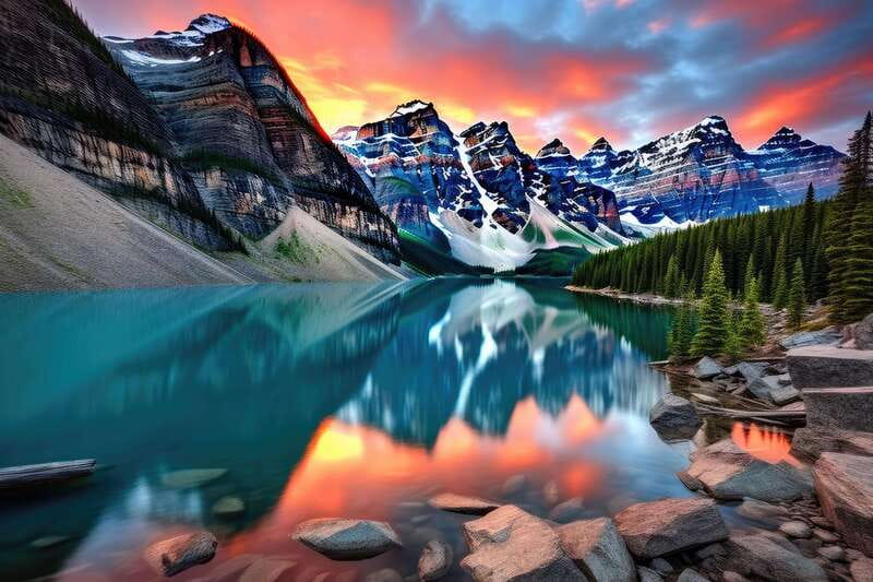 Banff/Canmore: Moraine Lake and Lake Louise 90 Min Each - Moraine Lake: the turquoise showstopper with time to savor it
