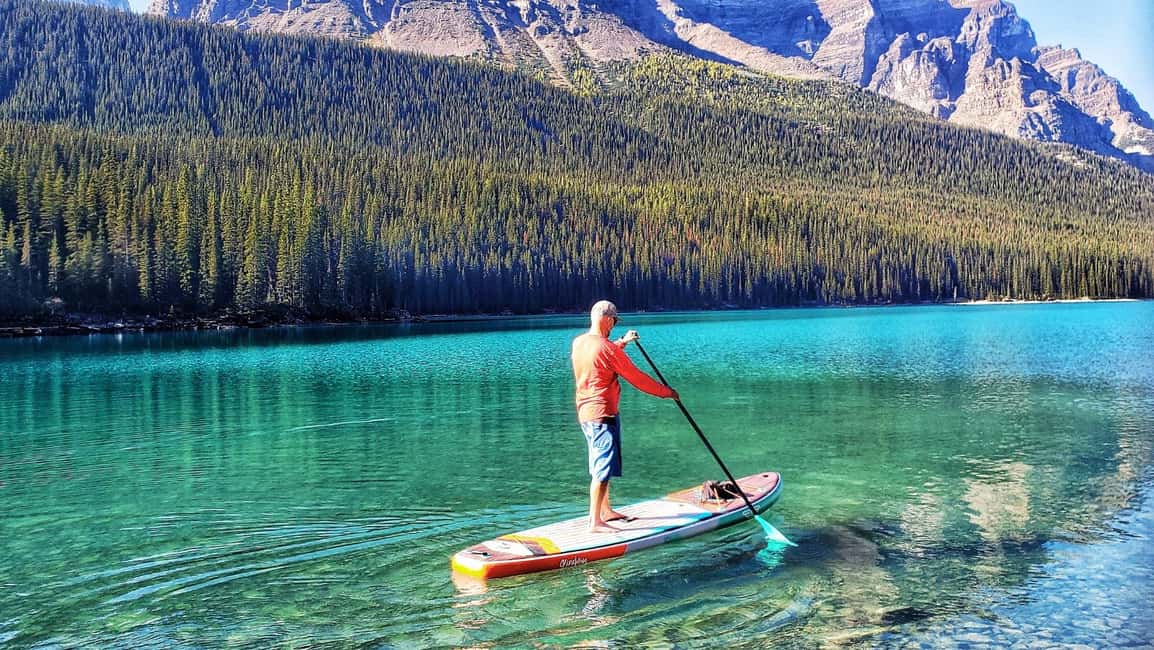 Banff/Canmore Moraine Lake & Lake Louise-Hike/Canoe/Sightsee - Your day plan: how the timing works hour by hour