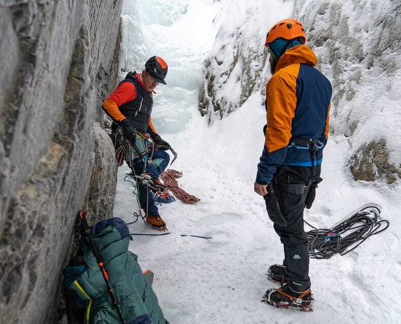 Banff: Introduction to Ice Climbing for Beginners - The Skills Focus: Crampons, Ice Axe Use, and Body Positioning