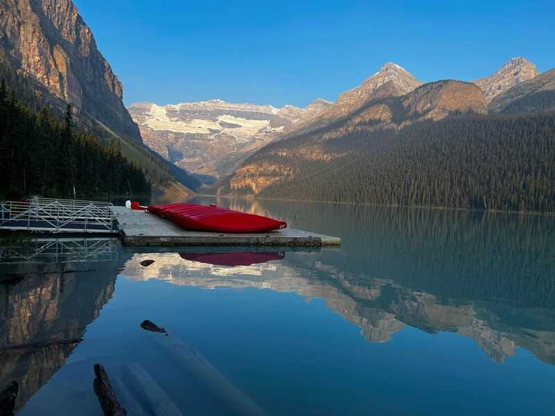 Banff - Lake Louise Moraine Lake and Icefields Parkway Tour - Moraine Lake: a must-see, but go in with the right expectations