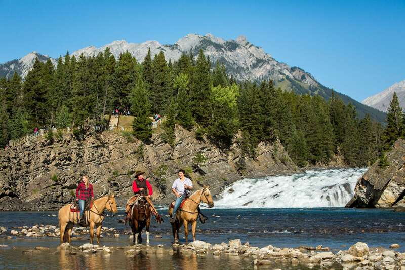 Banff National Park: 1-Hour Spray River Horseback Ride - The Spray River crossings and Sulphur Mountain edge: what actually happens
