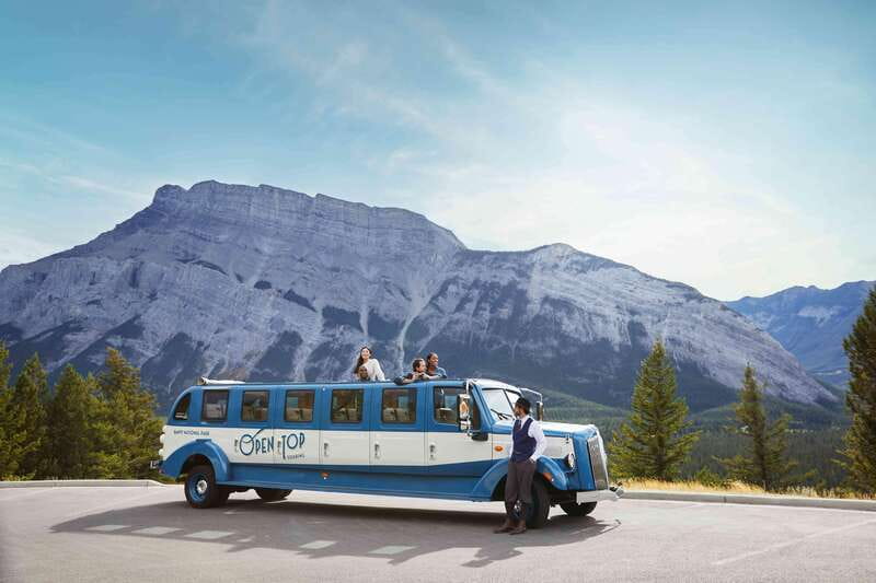 Banff: Vintage Car Legendary Open-Top Touring - Period-costumed storytelling: Lucas, Sophie, and Banff’s famous faces