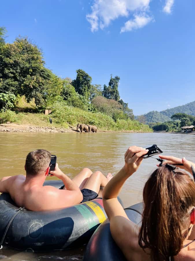 Chiang Mai Adventure: Trekking, Tubing & Waterfall Slide - Lunch at the base camp: where the tour actually lets you recharge