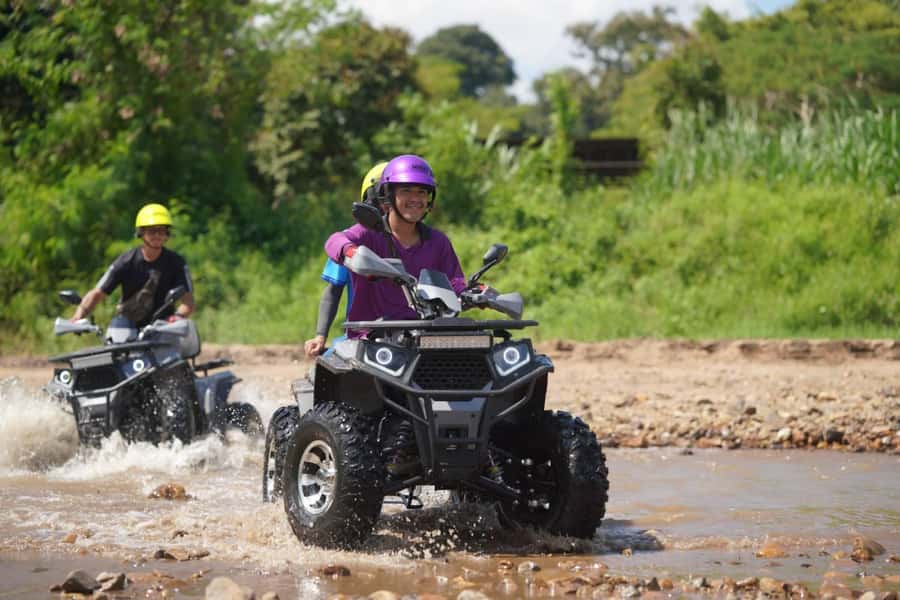 Chiang Mai: ATV Adventure 2-Hrs,Feeding,Rafting & Lunch Trip - From Your Hotel to Mae Wang: Easy Pickup, Real Country Roads