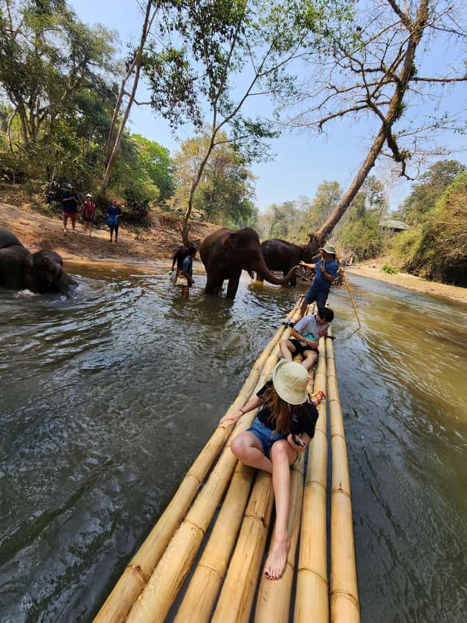 Chiang Mai: Bamboo Rafting and Wat Phra That Doi Kham - Bamboo Rafting on the Mae Wang River: A hands-on Chiang Mai experience
