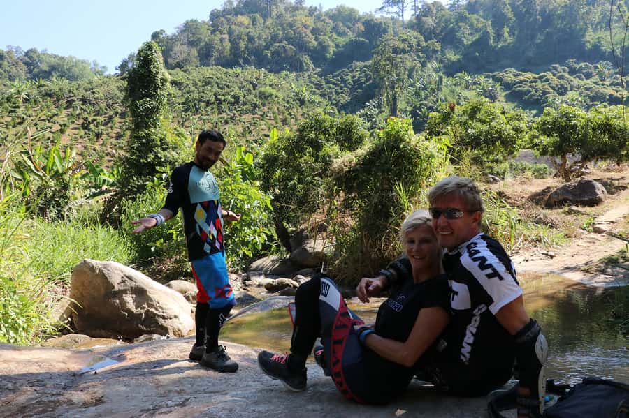 Chiang Mai: Buffalo Soldier Trail Guided Mountain Biking - Trailhead Cafe Coffee Stop and the Early Skill Check