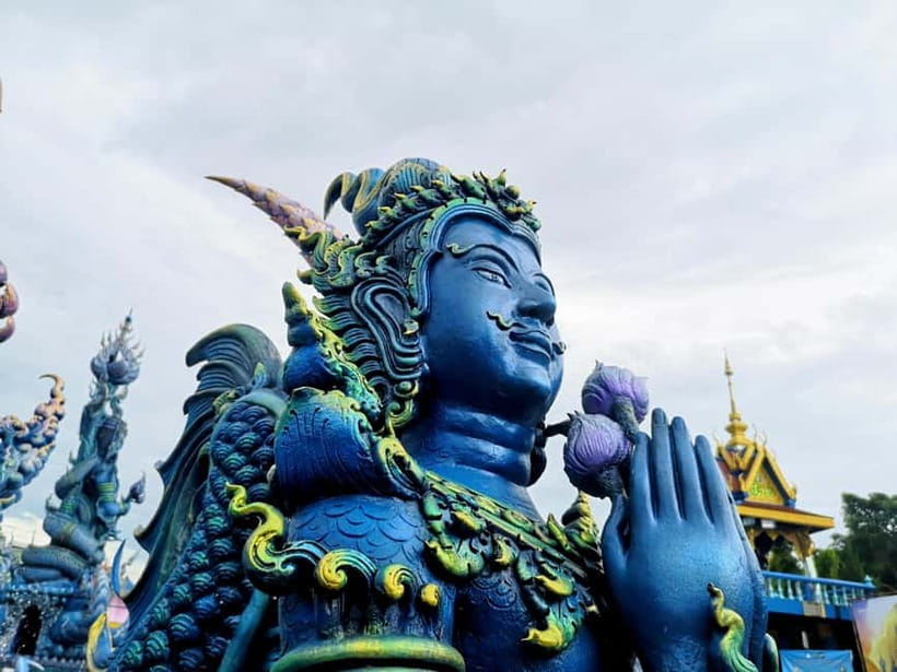 Chiang Mai: Chiang Rai Temples and Long-Neck Karen Village - Wat Rong Khun (White Temple): Mirror Sparkle With Symbol Meaning