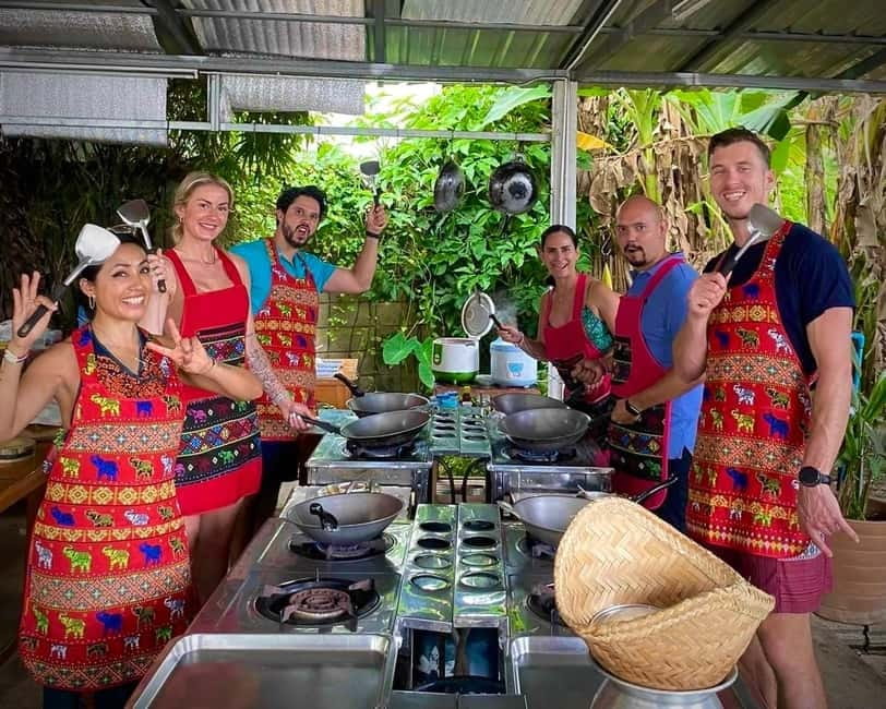 Chiang Mai: Cooking Class, Market and Thai Herbs Garden Tour - The herb garden kitchen: where the cooking goes from scary to easy