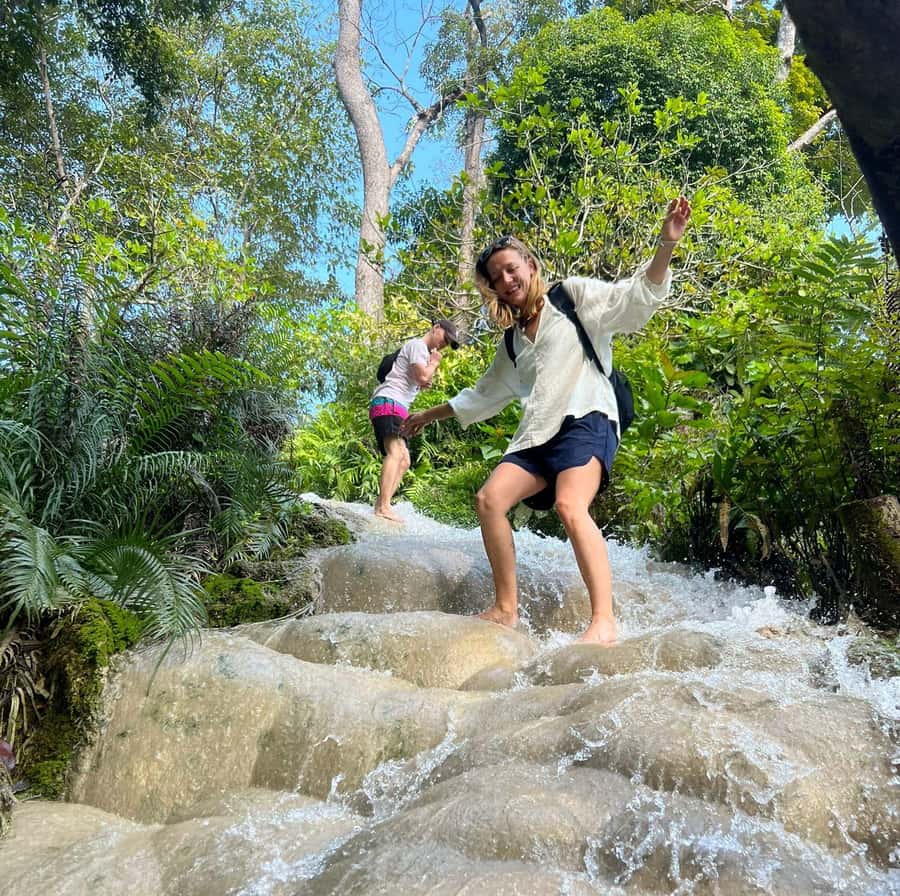 Chiang Mai: Doi Suthep Temple & Sticky Waterfall Trip - Wat Pha Lat in the jungle: calm contrast to the main temple