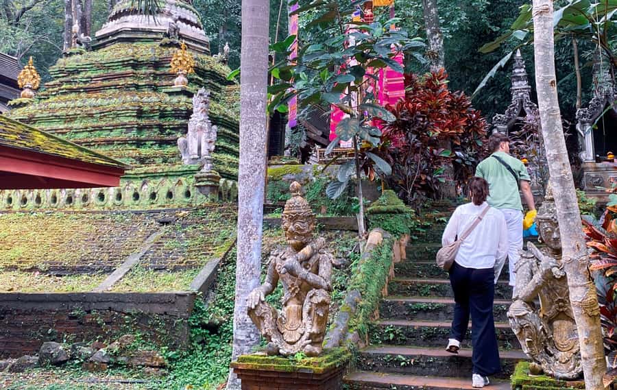 Chiang Mai: Doi Suthep, Wat Pha Lat and Michelin Food Tour - Chiang Mai in 4 hours: temples plus Michelin street food