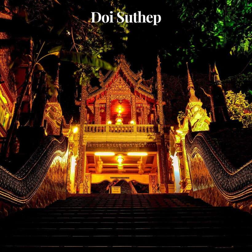 Chiang Mai: Doi Suthep & Wat Umong OR Wat Pha Lat Night Tour - Wat Umong’s 700-Year-Old Forest Temple and Ancient Tunnels