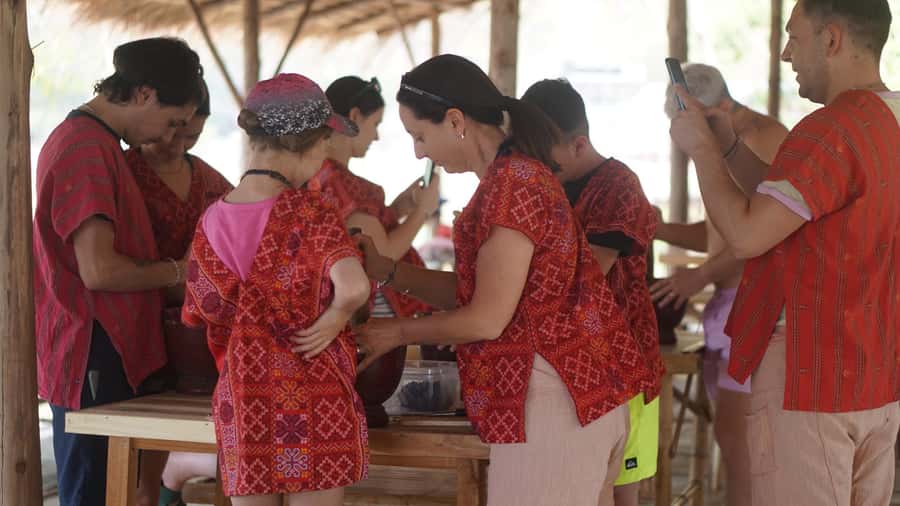 Chiang Mai: Elephant care & Long Neck &Sticky Waterfall Tour - Elephant care session without riding: what you’ll actually do