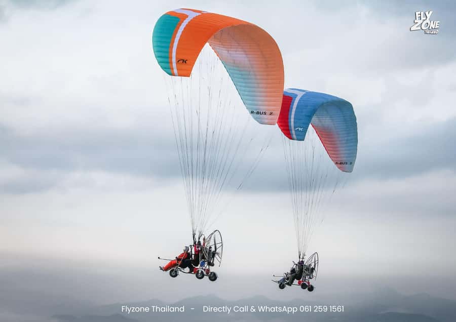 Chiang Mai: Flyzone Thailand Paramotor for 2 People - Pre-flight safety talk and gear fit that keeps things calm