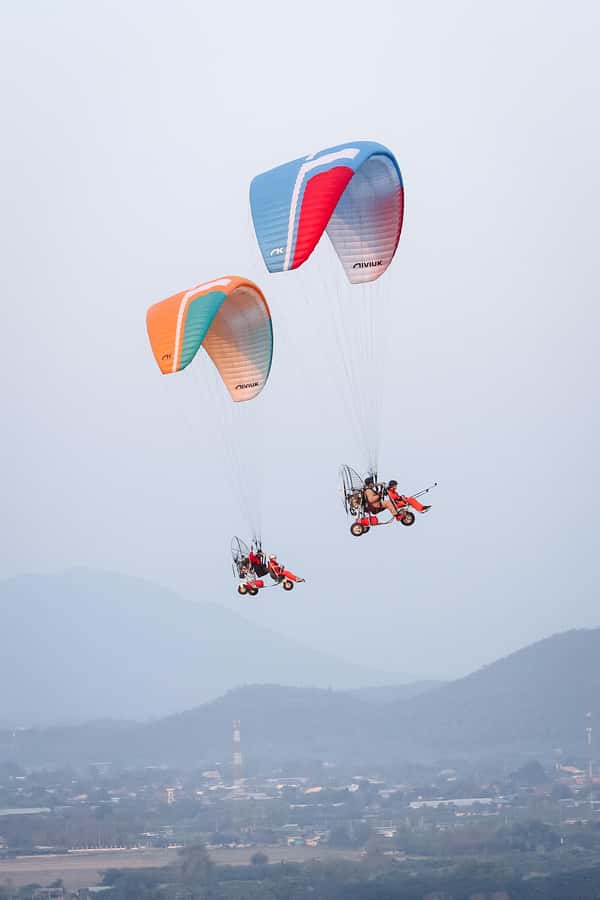 Chiang Mai: Flyzone Thailand Paramotor for 2 People - GoPro, phones, coffee, and the moment you’ll replay later