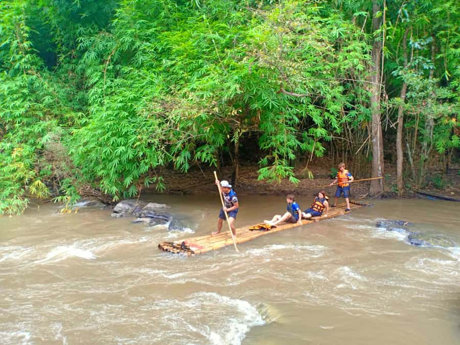 Chiang Mai: Karen Tribe & Dual Waterfalls - Private Day Trek - The main trek through bamboo and evergreen forest
