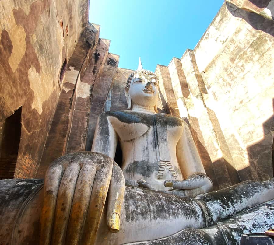 From Chiang Mai: Customize Your Own Sukhothai Heritage Tour - Wat Chang Lom Ancient Remains: elephants around the main structure