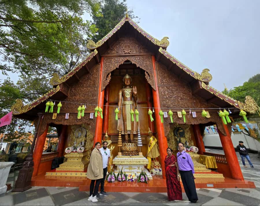Private tour Chiangmai , Explore hidden gems Lanna temple - Pha Lat Temple on Doi Suthep: Peaceful Views and a Golden Chedi Relic
