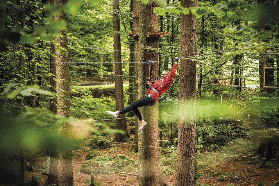 Rope Park Interlaken: Climbing Adventure with Entry Ticket - How many courses will you finish in 2.5–3 hours?